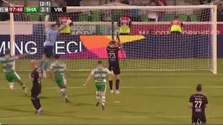 Vikingur Nikolaj Hansen Penalty Missed, Shamrock Rovers vs Vikingur (2-1) Goals/Extended Highlights