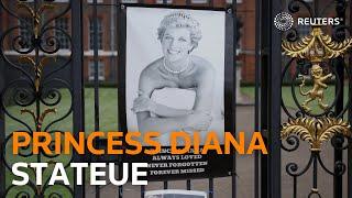 LIVE: Princess Diana statue installed at Kensington Palace