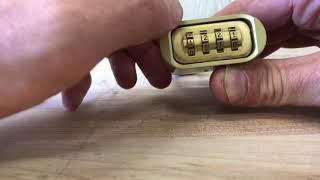 Set/reset Brinks Combination Lock