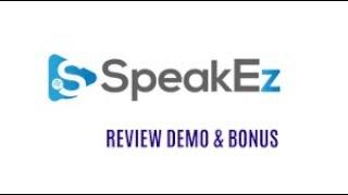 Sneak Peek inside SpeakEz (demo)