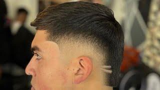 Tutorial de corte Mohicano ( Burst Fade) paso a paso ( Barberia ) bien explicado (Desvanecido)