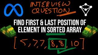 Find First And Last Position Of Element In Sorted Array - LeetCode 34 - JavaScript