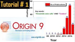 Origin Pro: How to draw a graph -Tutorial # 1