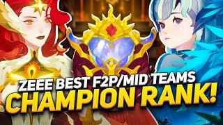 Zeee Best F2P/Mid-Spender Friendly Arena Teams for Champion Rank!!!【AFK Journey】