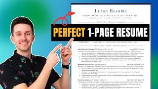 How to Write and Format the Perfect 1-Page Resume (with templates and examples)