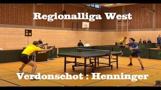 Regionalliga West |W.Verdonschot(2208TTR) : M.Henninger(2155TTR)
