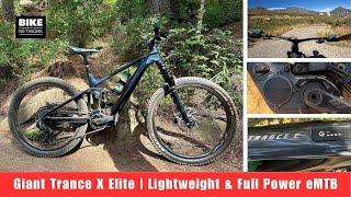 First Ride & eMTB Range Test: Giant Trance X ELITE | How far does it go in Eco & Tour Mode?