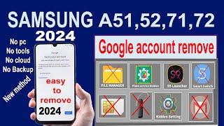 SAMSUNG A51 A52 A70 A71 FRP BYPASS 2024 Google account remove hard reset 2024 without computer