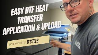 Easy DTF Heat Transfer Application: From Upload to Shirt