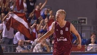 Janis Berzins 26pts+15reb, 39eff U20 Final game Highlights (Latvia 60 : 67 Italy, 2013)