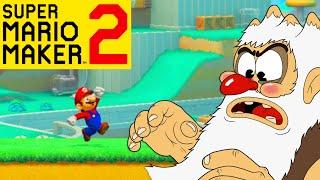 Mario Maker 2 - How to make a Glumstone The Giant Boss Fight (Cuphead DLC Boss In Mario Maker 2)