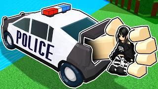 I built a police kidnap car to catch criminals In Build a Boat!