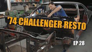 74 Dodge Challenger Restoration #28 - COWL REPLACEMENT