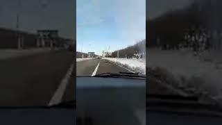 Ukraine, the way from airport to Kiev city centre