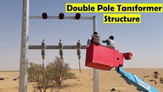 Understanding Transformer Structures: A Step-by-Step Guide in Hindi | Double Pole & DTR Explained