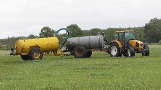 Slurry spreading two tankers!