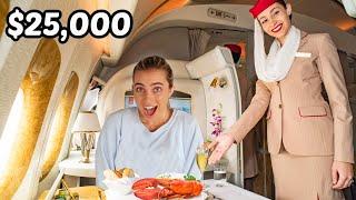 THE MOST EXPENSIVE FIRST CLASS PLANE TICKET $25,000