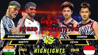 Wow‼️Speed Competition, Gideon/Sukamuljo vs Rankireddy/Shetty China