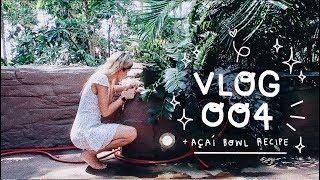 VLOG 004 | MAKING ACAI BOWLS AND SKETCHING IN THE BOTANICAL GARDEN