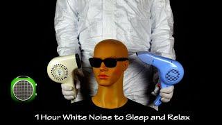 Two Hair Dryers Sound 9 and Fan Heater 2 | ASMR | 9 Hours White Noise to Sleep and Relax