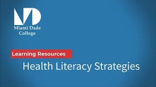 Health Literacy Strategies