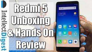 Xiaomi Redmi 5 India Unboxing, Hands On, Camera Test & Features Overview | Intellect Digest