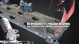 UK navy Upgraded Phalanx Gatling gun Weapon system to destroy enemies in the air and sea in seconds