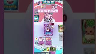 Blue is so busted| Mewtwo Ex vs Mewtwo Ex| See full vid below! #pokemontcgpocket