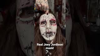 Wearing a REAL Joey Jordison SLIPKNOT mask!