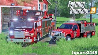 ABONDONED BARN In FLAMES! | Moving Van & Dinner On Fire! | New Fire Trucks | Fire Rescue | FS19