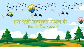 हम पंछी उन्मुक्त गगन के Class 7 हिंदी  chapter 1 अर्थ  animated video hum panchi unmukt gagan ke ch1