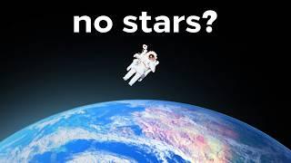 Why Are There No Stars In Space?