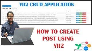 How to Insert Post into Database using PHP Yii2 Framework Part-4