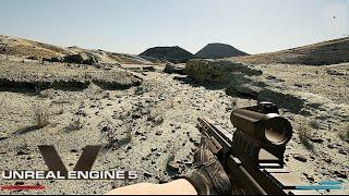 Realistic Arid Landscape with Nanite Unreal Engine 5