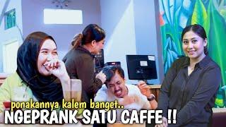 PRANK SHOLAWAT &NGAJI️NGEPRANK SATU CAFFE,SAMPE DI SAWER IBU IBU..