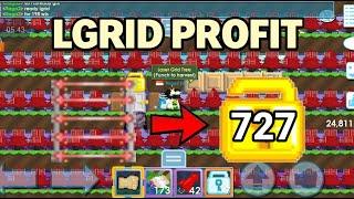 LGRID FARM PROFIT IN 2024 OMG!!! (HOW TO GET RICH!!!) | Growtopia profit | Growtopia