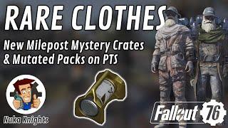 Fallout 76 PTS: New Mystery Crates with Rare Rewards & Changed Mutated Party Packs again!