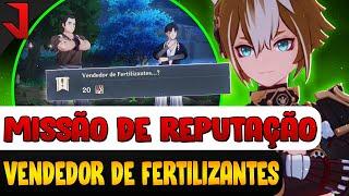 COMO LIBERAR A MISSÃO DE REPUTAÇÃO "VENDEDOR DE FERTILIZANTES" GENSHIN IMPACT