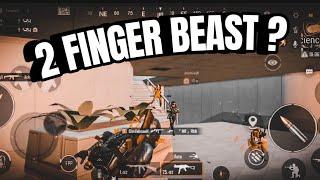 2 FINGER BEAST ? NON GYRO THUMB PLAYER ON ANDROID  | BGMI MONTAGE