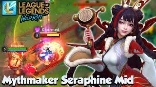 Mythmaker Seraphine Mid BREAKS the sound barrier AND game! | Erick Dota - Wild Rift