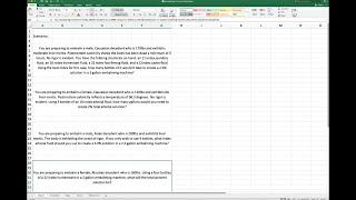 Professor Fin - The Embalming Dilution Formula - Explanation and Examples