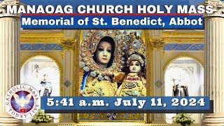 CATHOLIC MASS  OUR LADY OF MANAOAG CHURCH LIVE MASS TODAY Jul 11, 2024  5:41a.m. Holy Rosary