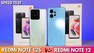 Speed Test REDMI NOTE 12S vs REDMI NOTE 12 4G Helio G96 vs Snapdragon 685 Cuál es más rápido?