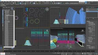 3DS MAX Videocourse - 08 - Drawing 2D Vector Graphics, Import Adobe Illustrator, Graphic Design