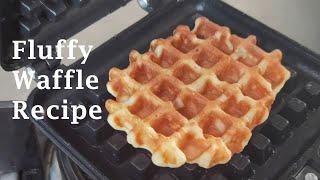 How to Make Crispy and Fluffy Homemade Waffles with Iron Waffle Maker? Best Waffle Recipe