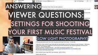 VIEWER QUESTION: Low Light Concert on a Crop Sensor