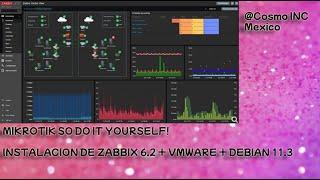 ZABBIX 6 2 + DEBIAN 11 3  + VMWARE