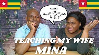 TEACHING MY CARIBBEAN WIFE MY LANGUAGE ( Mina/Ewe/Ga)║TOGO║Language Challenge