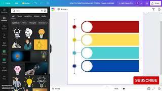 How to create Infographics with Canva for FREE, how to make infographic poster in Canva