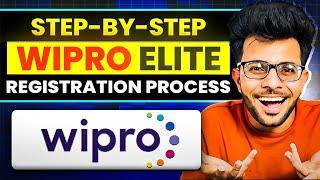 Wipro Elite Registration Process Explained 2023 & 2024 |  How to Apply for Wipro Elite ‍